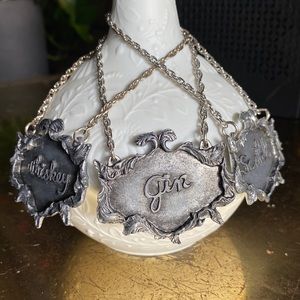 Metzke 1975 Vintage Decanter Tags